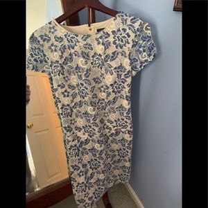 Tommy Hilfiger Lacy Blue Floral Dress